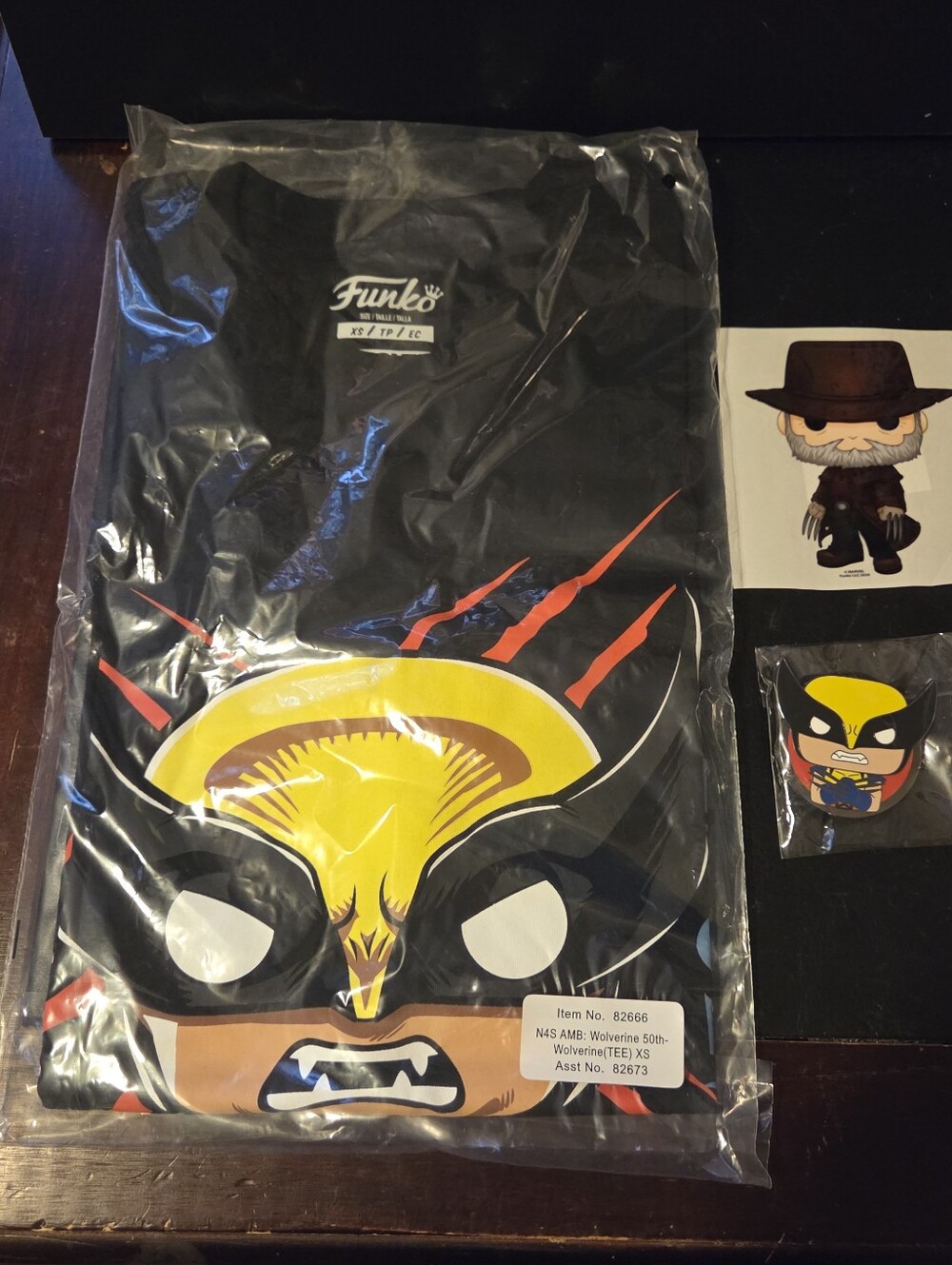 Funko Marvel Collector Corps Wolverine 50th Anniversary T-Shirt Size XS